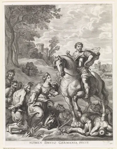 Drusus onderwerpt Germania