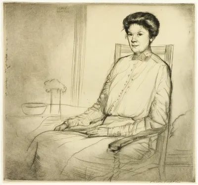 Drypoint Number Three: Portrait
