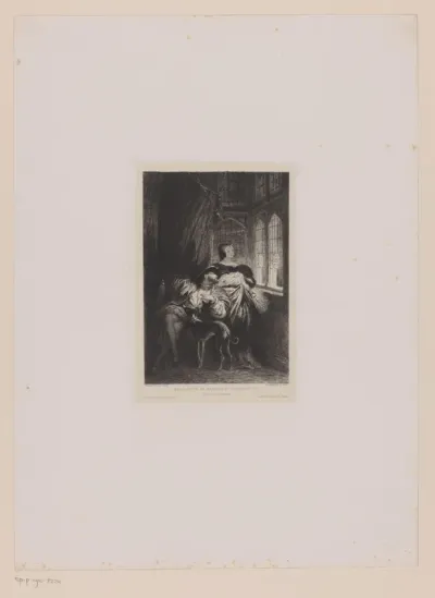 Dubbel portret van Margaretha van Valois en Frans I van Frankrijk