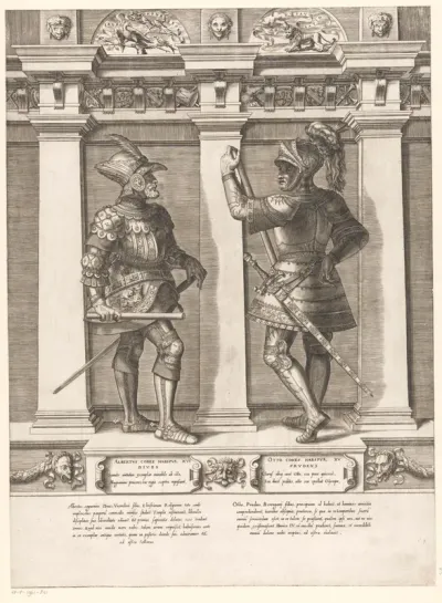 Dubbelportret van Albrecht en Otto van Habsburg