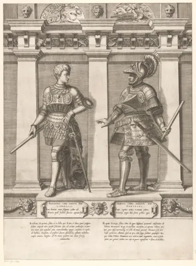 Dubbelportret van Bernard en Ropato van Habsburg