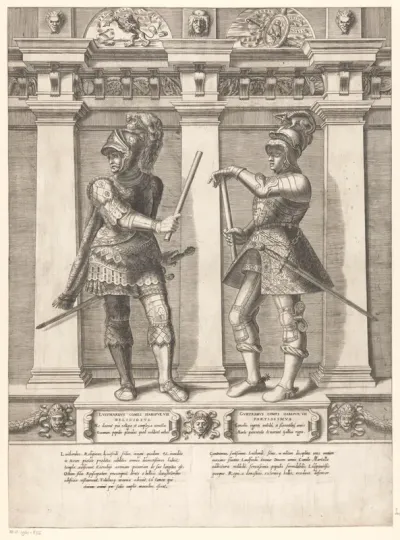 Dubbelportret van Luitardus en Guntramus van Habsburg