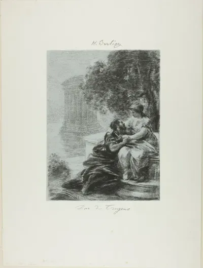 Duet of the Trojans, first plate