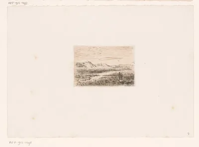 Duinlandschap met twee figuren