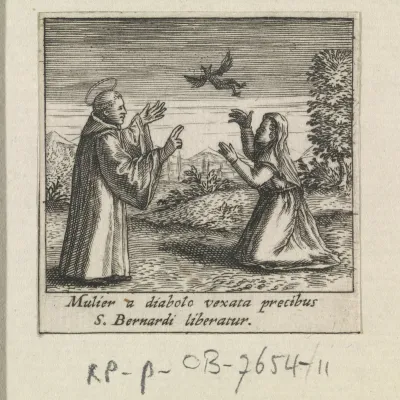 Duiveluitdrijving door de Heilige Bernardus van Clairvaux