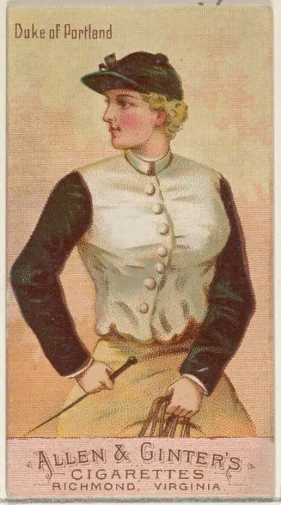Duke of Portland, from the Racing Colors of the World series (N22b) for Allen & Ginter Cigarettes