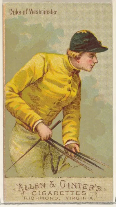 Duke of Westminster, from the Racing Colors of the World series (N22b) for Allen & Ginter Cigarettes