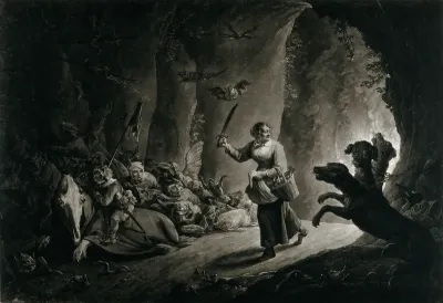 Dulle Griet (Mad Meg) entering hell