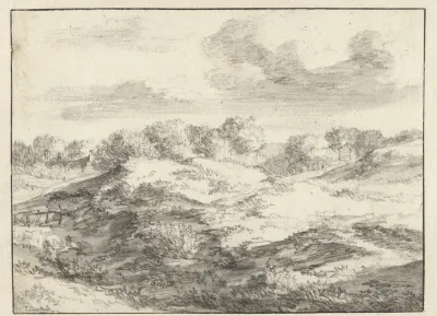 Dune Landscape, with a Cottage in the Distance