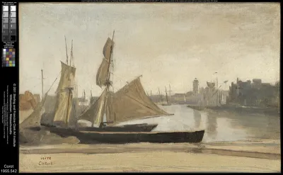 Dunkerque, Fishing Boats tied to the Wharf