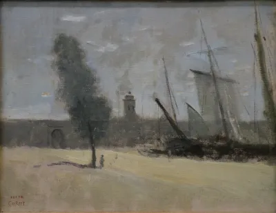 Dunkerque, remparts et porte d'entrée du port