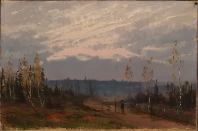 Dusky Autumn Landscape