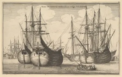 Dutch Freighters or Flutes (Naues Mercantoriæ Hollandicæ, vulgo VLIETEN)