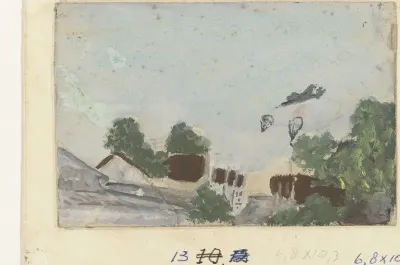 Dutch paratroopers being dropped