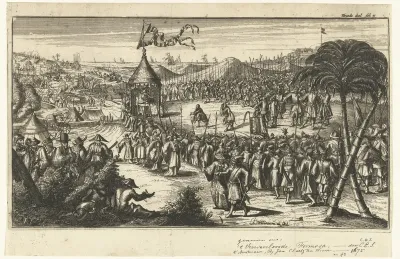 Dutch representatives appear before Koxinga