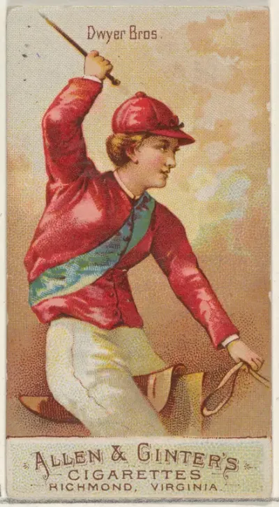 Dwyer Brothers, from the Racing Colors of the World series (N22b) for Allen & Ginter Cigarettes