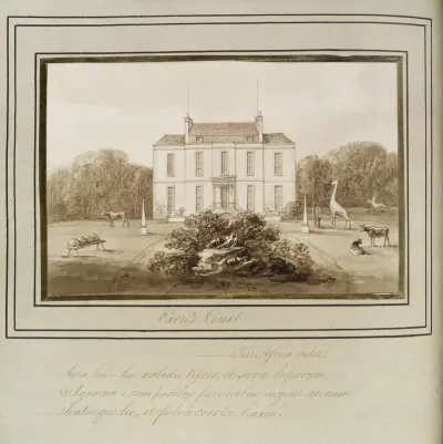 Earls Court House, with animals from John Hunter's menagerie