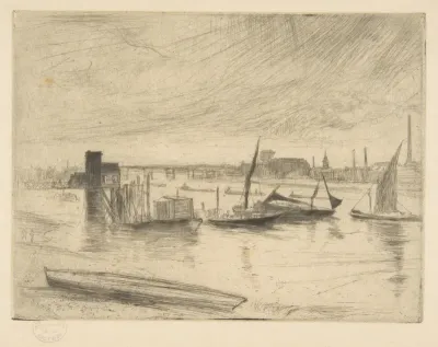 Early Morning, Battersea (Battersea Dawn) (Cadogan Pier)