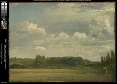 East Bergholt Common, View toward the Rectory