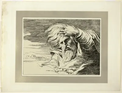 Eastern Patriarch, from the first issue of Specimens of Polyautography