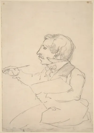 Eastman Johnson Sketching