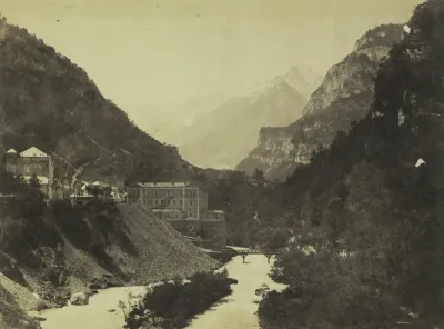 Eaux-Chaudes, Pyrenees (verso)