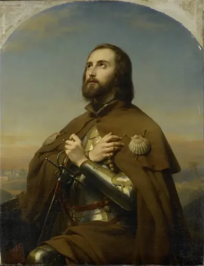 Eberhard (1445-96), Duke of Würtemberg, as a Pilgrim in the Holy Land
