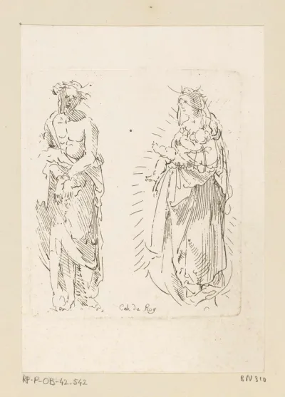 Ecco Homo en Maria met Kind