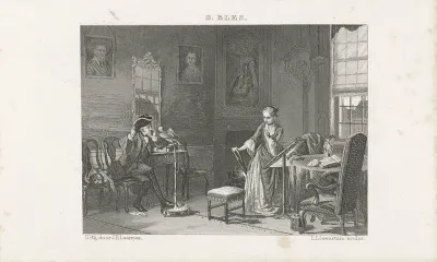 Echtpaar in een interieur