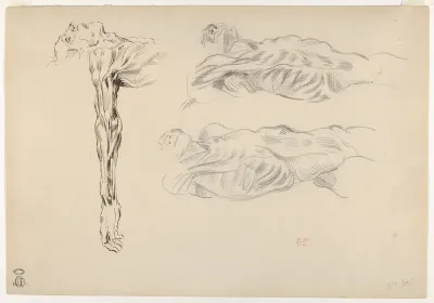Écorché: Three Studies of a Male Cadaver