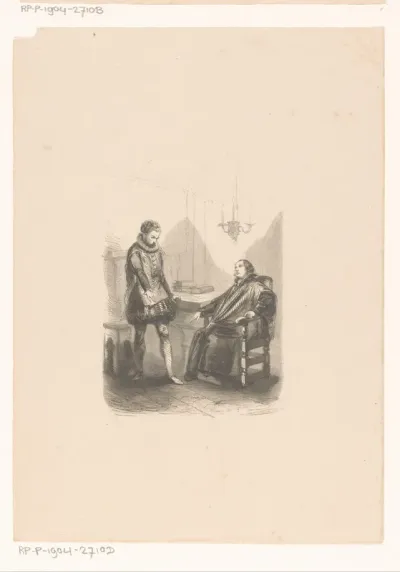 Edelman en monnik