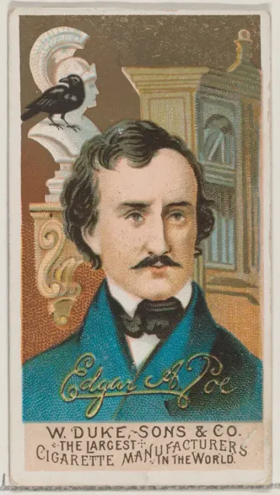 Edgar Allan Poe, from the series Great Americans (N76) for Duke brand cigarettes