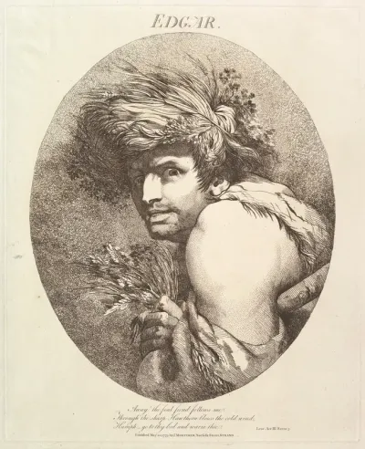 Edgar, from "Twelve Characters from Shakespeare"