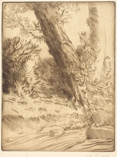 Edge of a Brook (Bord de ruisseau)