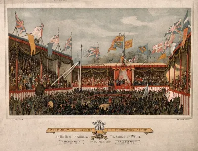Edinburgh Royal Infirmary: laying of the foundation stone by the Prince of Wales, 1870