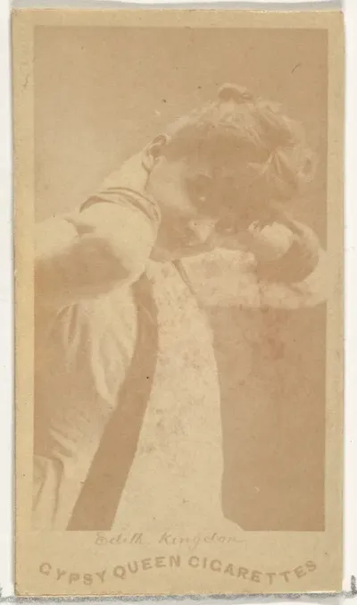 Edith Kingdon, from the Actors and Actresses series (N171) for Gypsy Queen Cigarettes