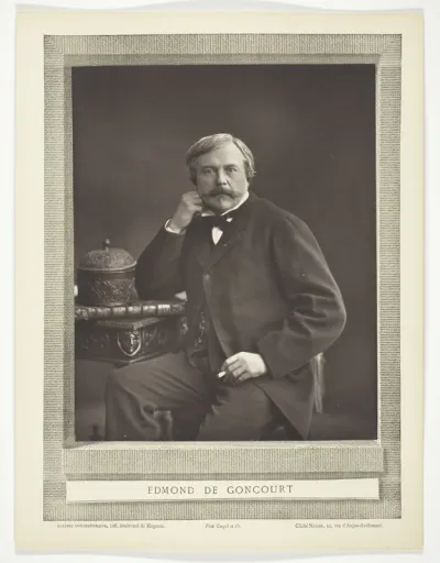 Edmond de Goncourt (French writer and critic, 1822-1896)