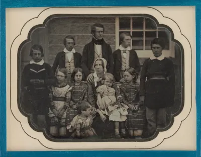 Edmund and Charlotte Ashworth and Family at Egerton Hall