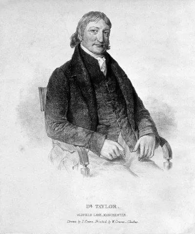 Edmund Taylor. Lithograph by T. Crane