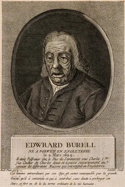 Edward Burell, a very old man