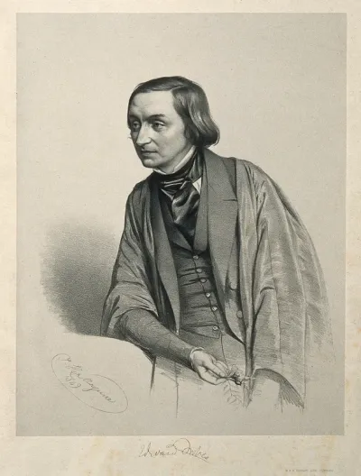 Edward Forbes. Lithograph by T. H. Maguire, 1849