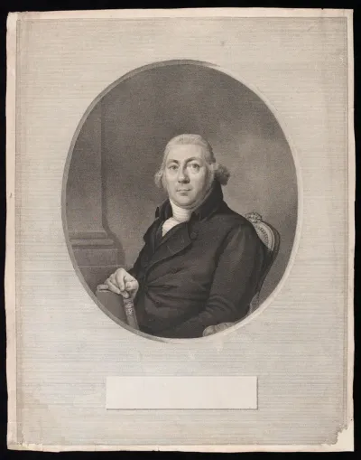 Edward Jenner. Engraving