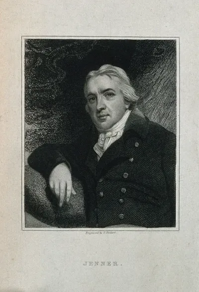 Edward Jenner. Stipple engraving by G. Stoddart after J. R. Smith, 1800