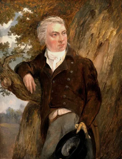Edward Jenner, with a view of Berkeley, Glos
