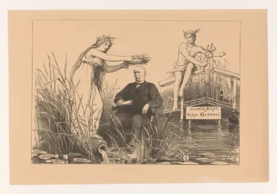 Een blijde en een droeve ontvangst / J.N. Bastert, de 'Vecht'minister