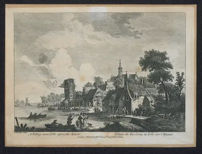 Een dorp nabij Lillo aan de Schelde