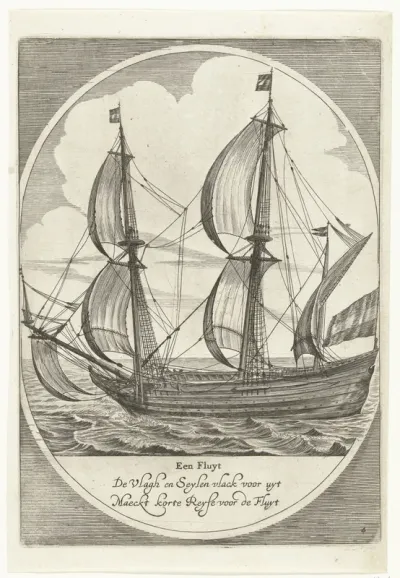 Een fluitschip, 1642