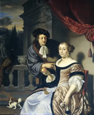 Een heer en een dame