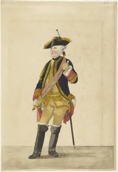 Een kolonel van de Garde du Corps