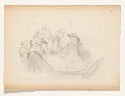 Een sectie in de Eerste Kamer, 1887